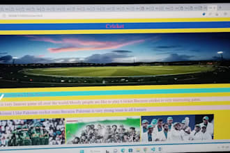 create a responsive HTML CSS website