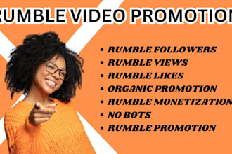 do rumble video promotion for your channel