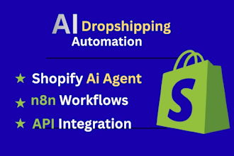 integrate ai, n8n, and apis for shopify automation workflows