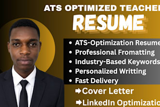 write ats teacher resume, CV, cover letter for education jobs