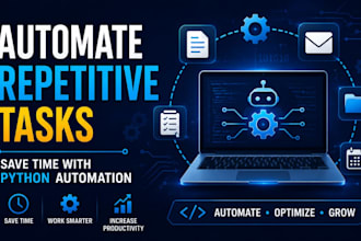 automate repetitive tasks using python scripts