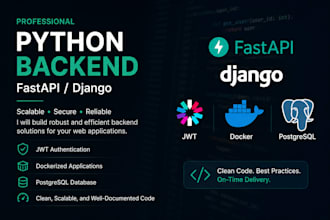 build a fastapi backend with postgresql and docker