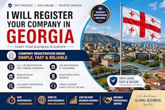 register your company in georgia with tax banking and legal setup