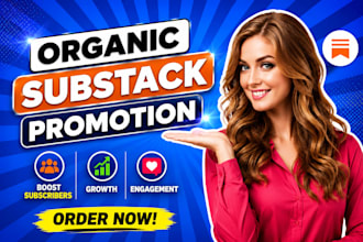do organic substack page link promotion substack newsletter to boost subscribers