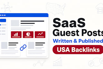 write and publish saas SEO guest posts with USA backlinks