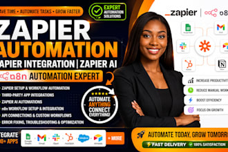 setup zapier automation zapier integration zapier ai n8n automation expert