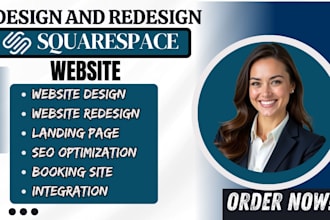 do ai seo, landing page, squarespace redesign, website development