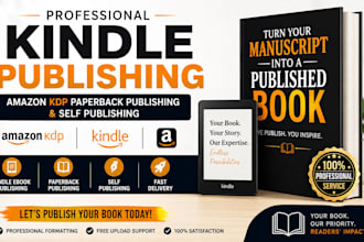 do kindle book publishing, amazon kdp paperback publishing and self publishing