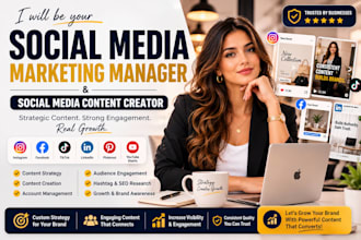 be social media marketing manager content creator social media post design