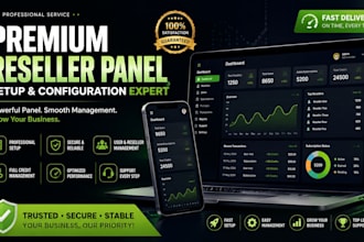 set up a premium reseller panel with full credits