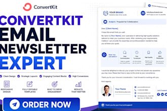 setup convertkit newsletter kit landing page convertkit email newsletter expert