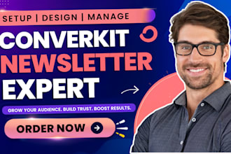 setup convertkit account, kit newsletter, kit landing page, kit automation, kit