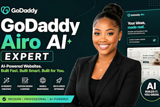 build godaddy  website godaddy redesign godaddy optimize your godaddy airo ai
