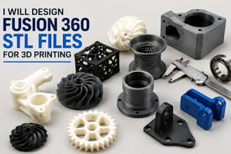 design fusion 360 stl files for 3d printing and product prototyping