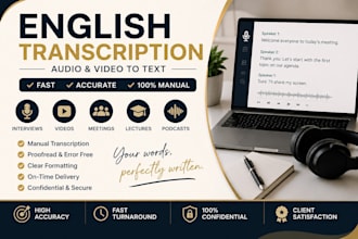do accurate video and audio transcription