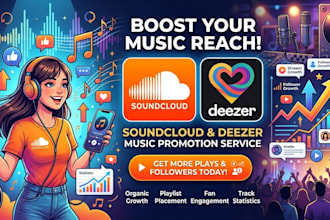 do organic soundcloud music, deezer music promotion using google ads