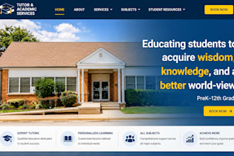 build wix private school website student admission parent portal system