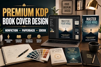 design a premium amazon KDP nonfiction book cover