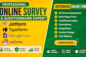 get over 1000 respondents to fill your online survey, google form or poll