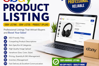 do ebay product listing,ebay listing,ebay SEO,ebay lister