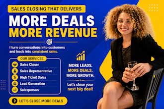 be your commission based sales closer sales representative high ticket sales