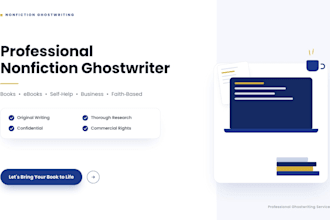 write your nonfiction book or ebook as your ghostwriter