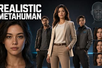 create realistic metahuman ue5 characters for unreal engine projects