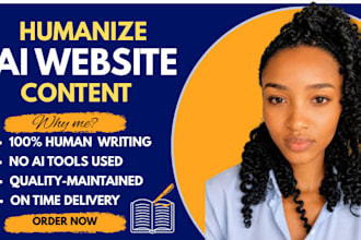 manually humanize ai website content for SEO