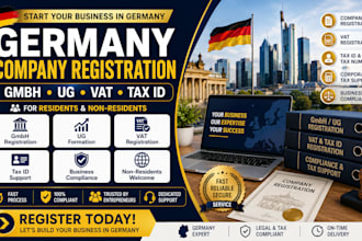 register your germany gmbh or ug company with vat and tax id