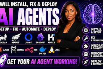 fix setup openclaw hermes ai agent obsidian second brain kimi 3 jarvis ai