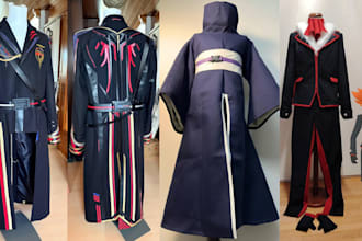 do sewing costume cosplay anime cloth sewing cosplay costume commission cosplay