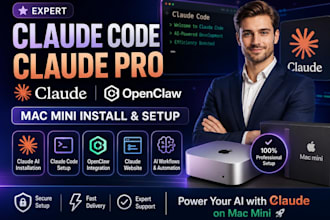 expert claude code claude pro openclaw mac mini install claude ai claude website