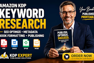 do amazon KDP keyword research SEO optimize metadata book formatting publishing