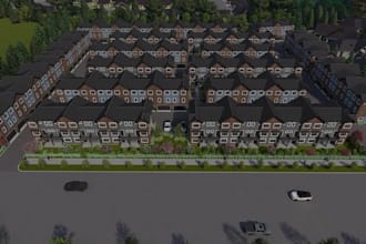 design, 3d townhouse, architectural 3d, 3d residential building, 3d house