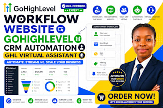 gohighlevel workflow, webiste, gohighlevel CRM automation ghl virtual assistant