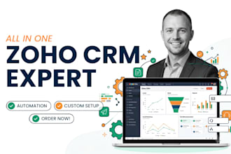setup, customize, and automate zoho CRM workflows and integration