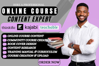 do online course content kajabi thinkfic teachable skool course content creation