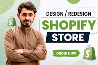 design, redesign shopify store or clone, revamp shopify website
