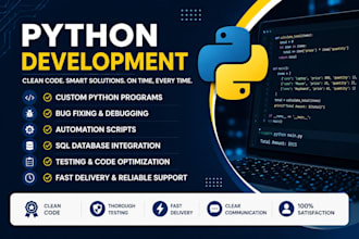 write, debug and fix python programs