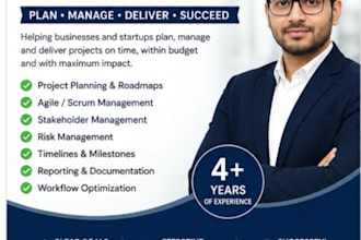 be your expert project manager for software and IT projects