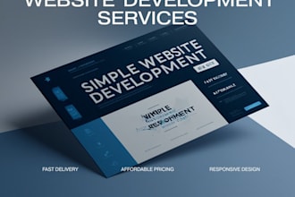 create a simple website using HTML CSS