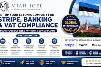 set up your estonia company for stripe, banking and vat compliance
