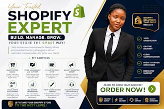develop a responsive shopify store with premium features