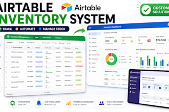 build an airtable inventory management database and dashboard for your business