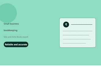 do bookkeeping in tally and zoho books for small business