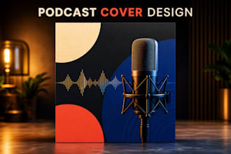 design a professional podcast cover and artwork, podcast cover art