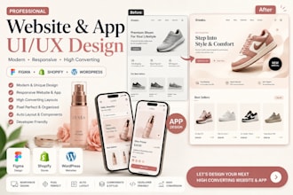 redesign website UI UX redesign website design mobile app figma website