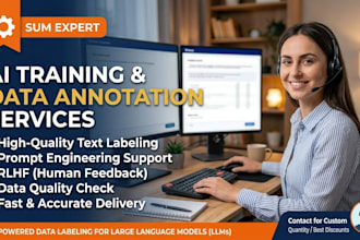 do ai data annotation, text labeling, and ai training support