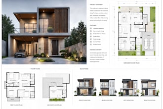 design tiny house floor plan, blueprint, permit drawings sets and 3d rendering