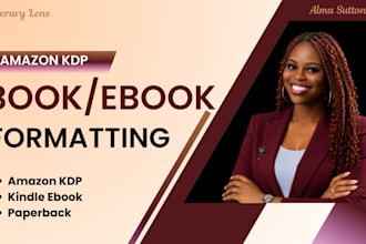 do amazon KDP formatting ebook formatting paperback formatting